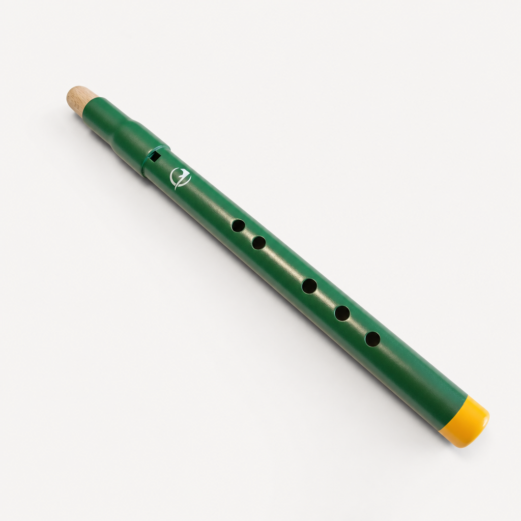 Derey-flute-amerindienne-mi-vert-green-forest