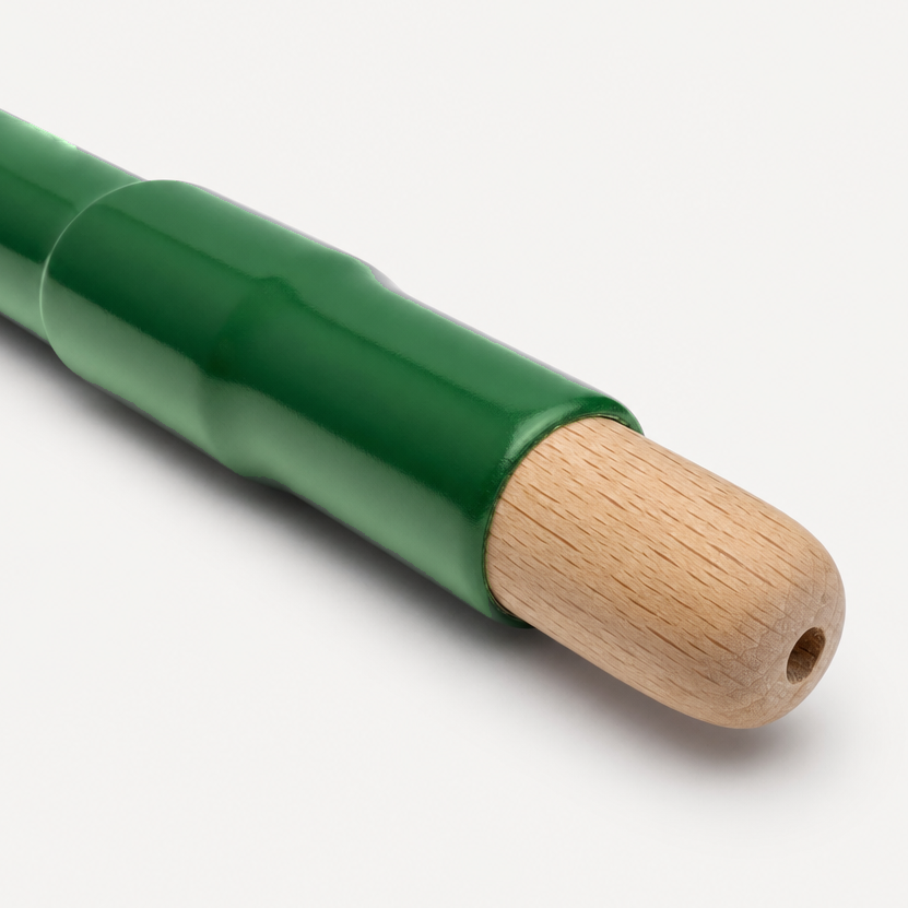 Derey-flute-amerindienne-mi-vert-green-forest