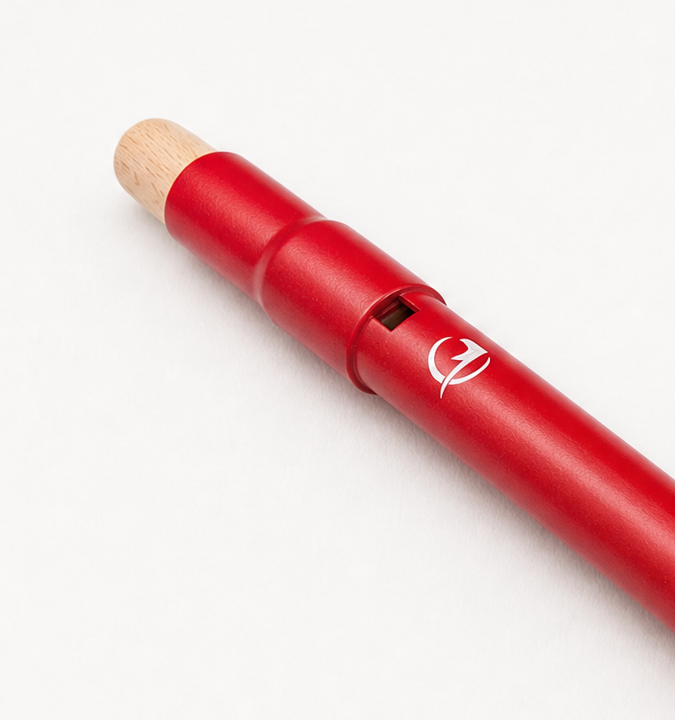 Derey-flute-amerindienne-re-rouge-red-spirit