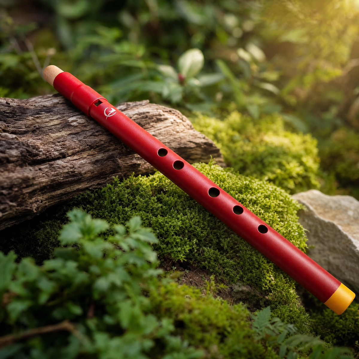 Derey-flute-amerindienne-re-rouge-red-spirit