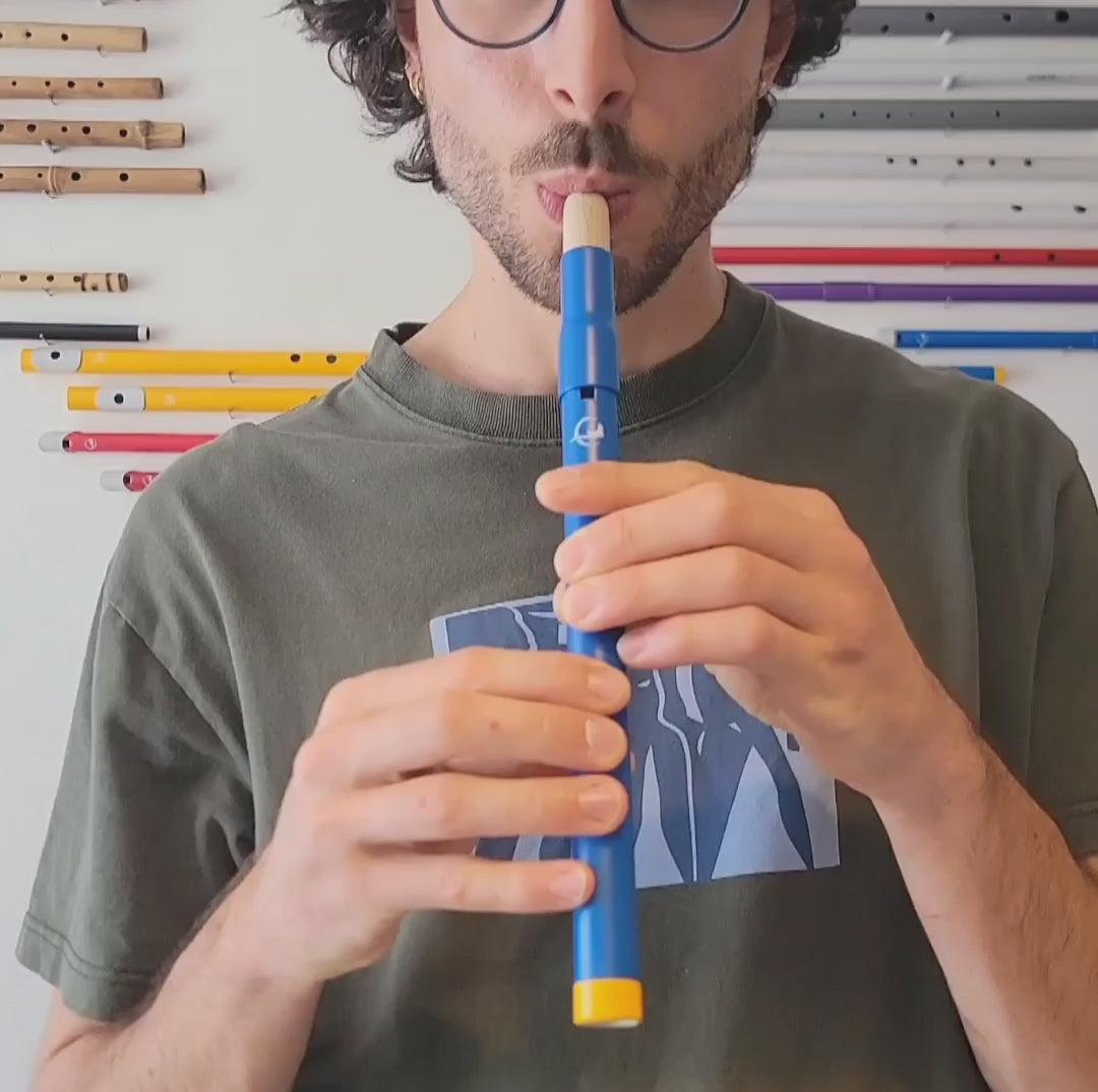 derey-flute-amerindienne-mi-bleu-blue-eagle-video